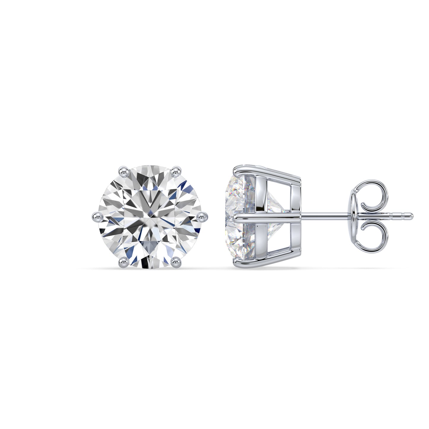 Classic Round Diamond Studs