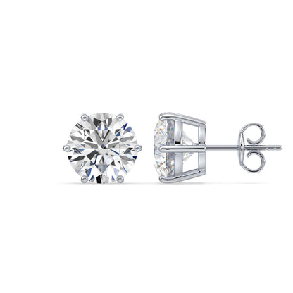 Classic Round Diamond Studs