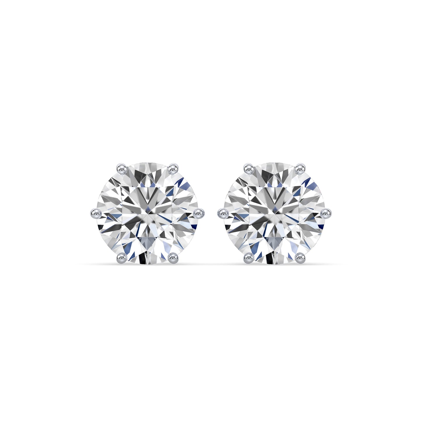 Classic Round Diamond Studs