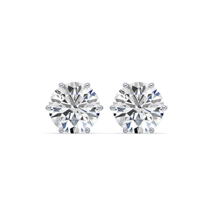 Classic Round Diamond Studs