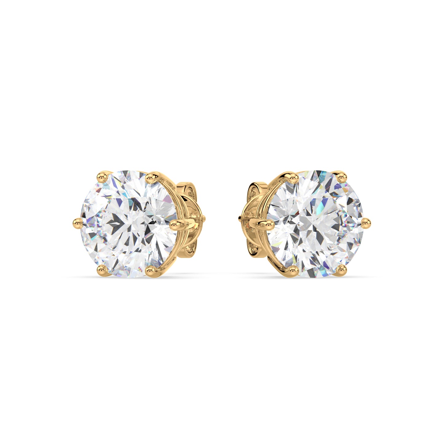 Classic Round Diamond Studs