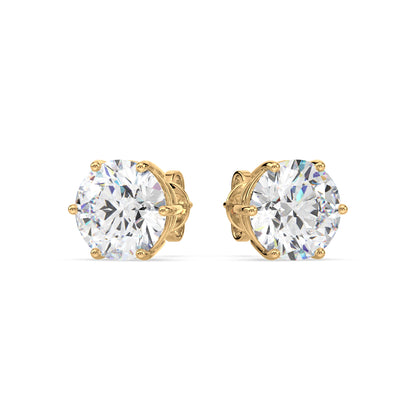 Classic Round Diamond Studs