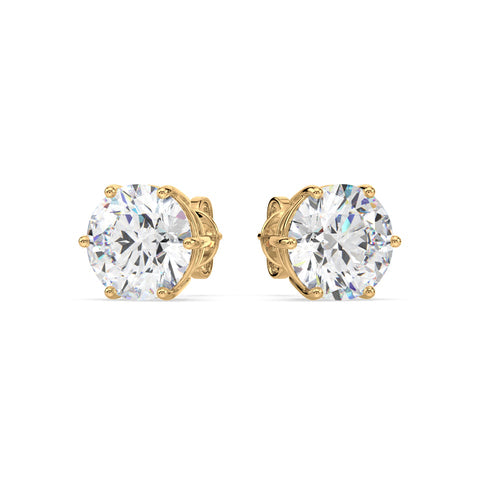 Classic Round Diamond Studs