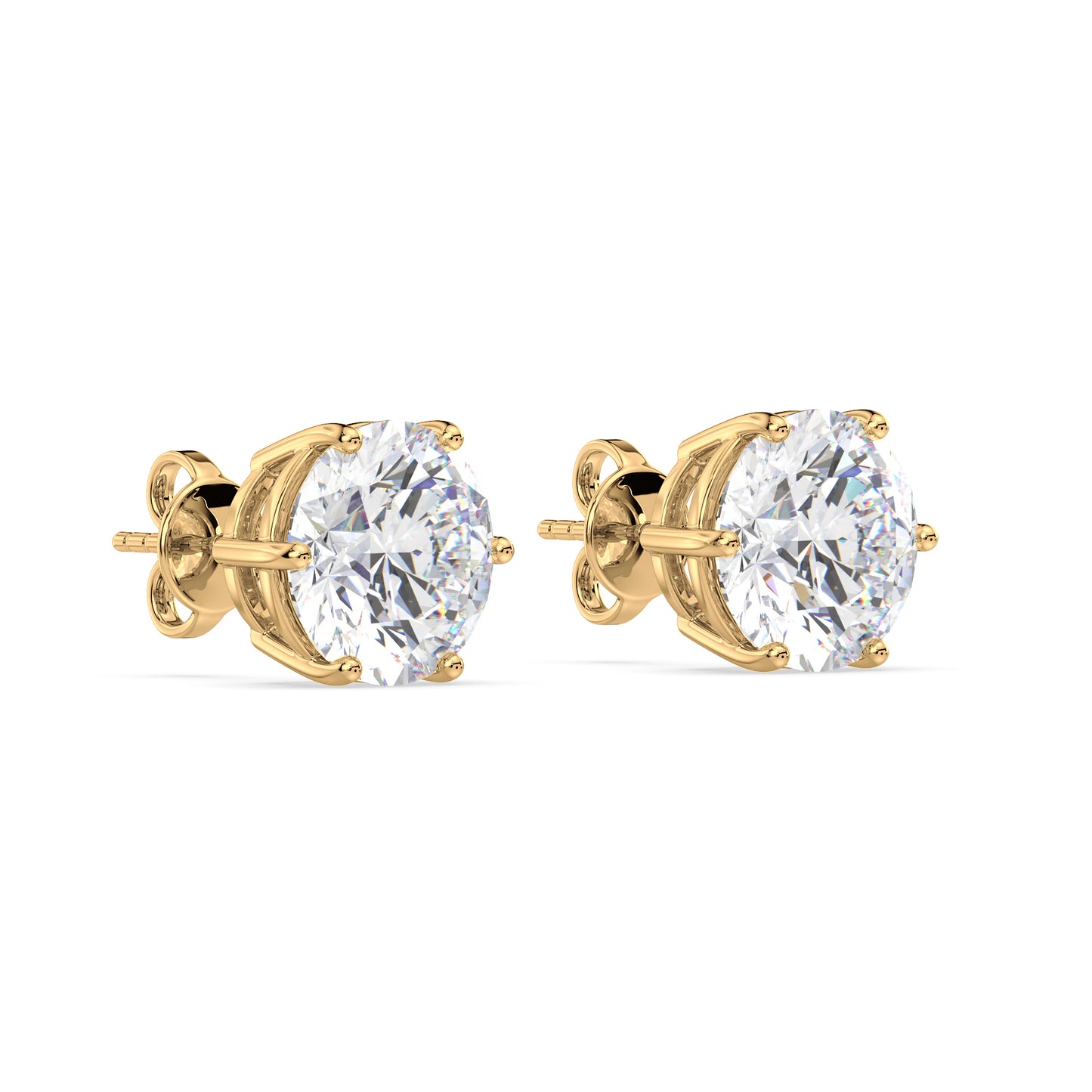 Classic Round Diamond Studs