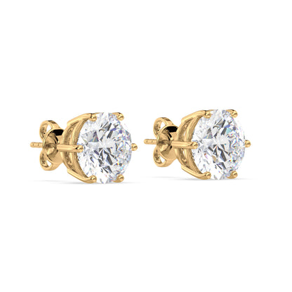 Classic Round Diamond Studs