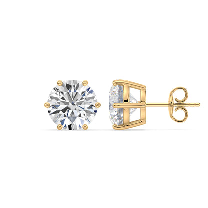 Classic Round Diamond Studs