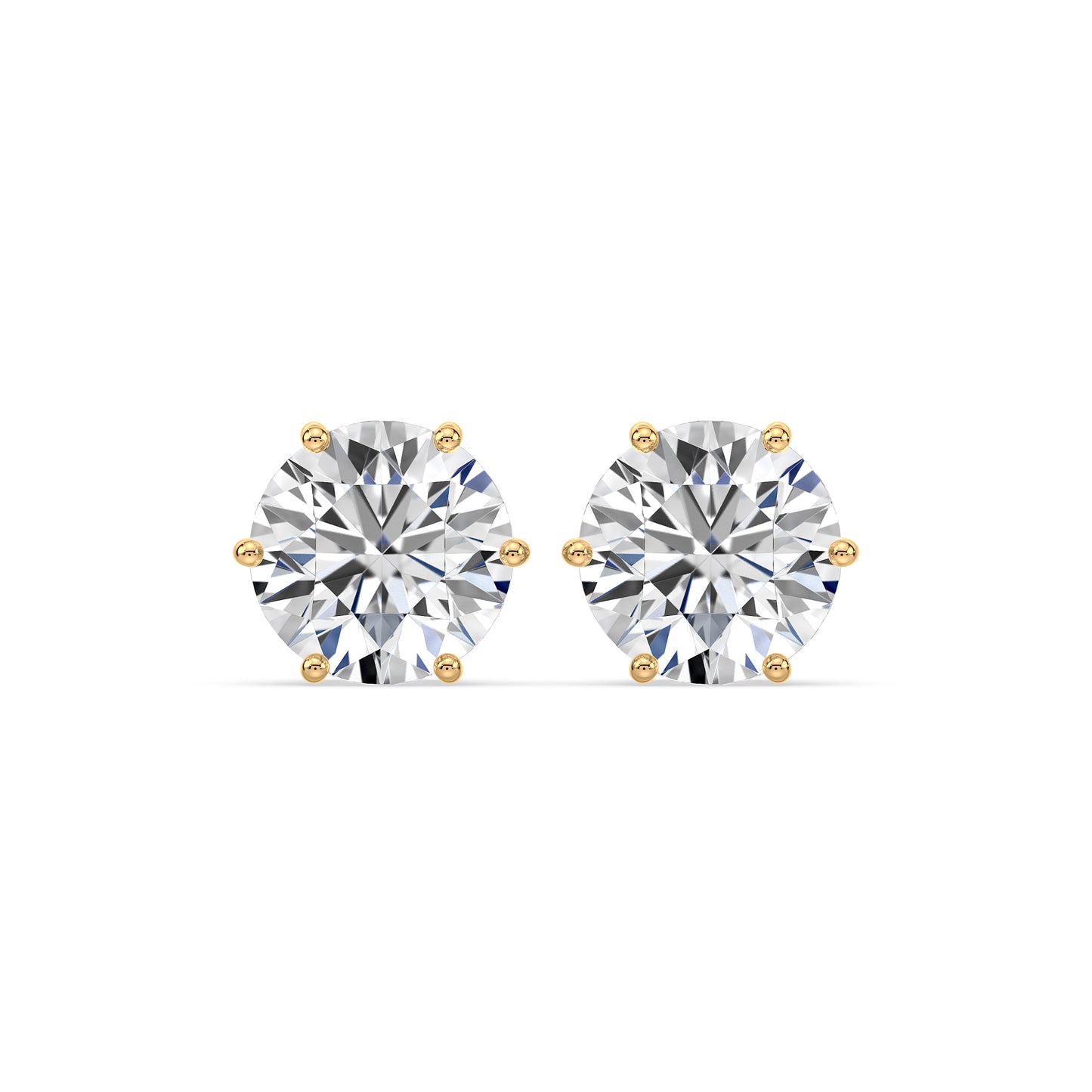 Classic Round Diamond Studs