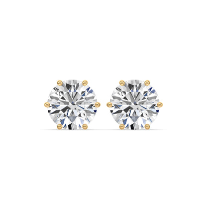 Classic Round Diamond Studs