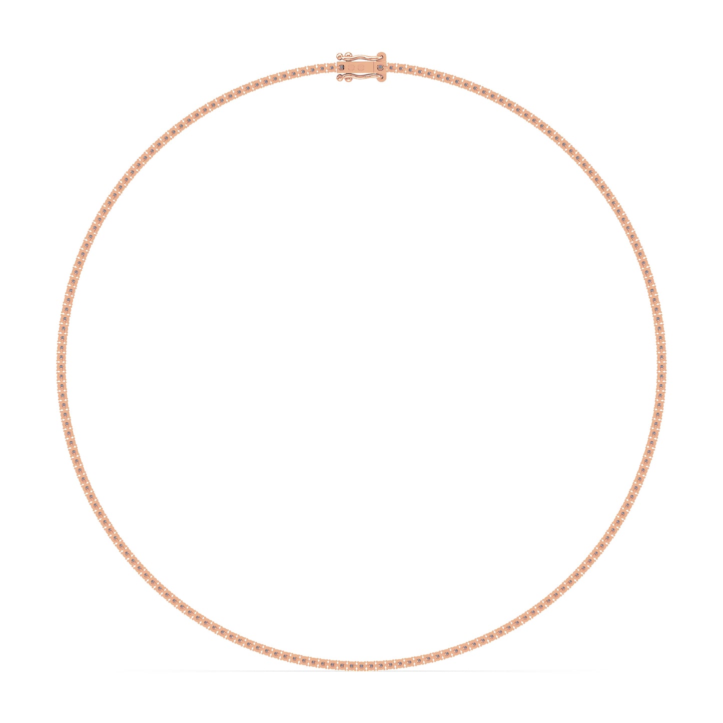 Elegant Diamond Tennis Necklace