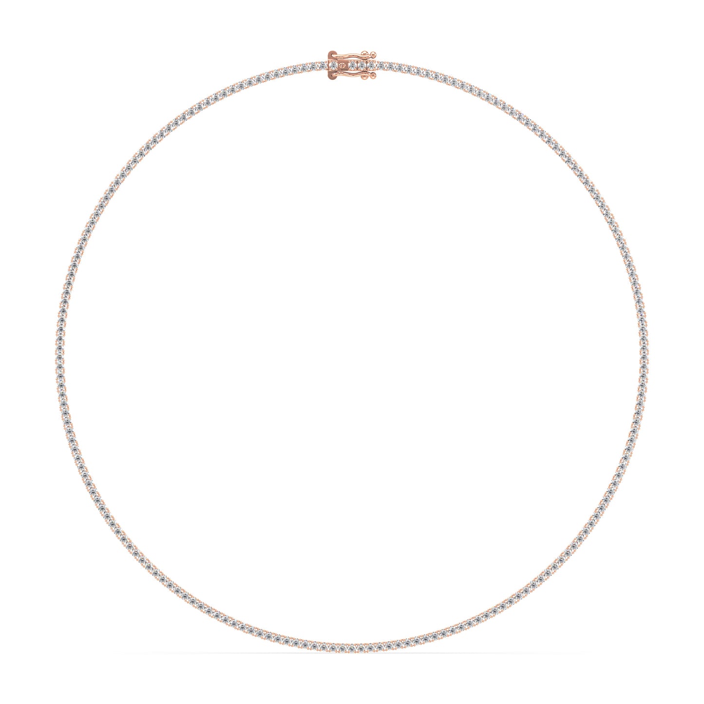 Elegant Diamond Tennis Necklace