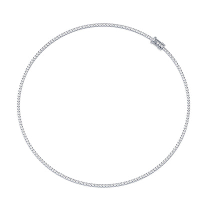 Elegant Diamond Tennis Necklace