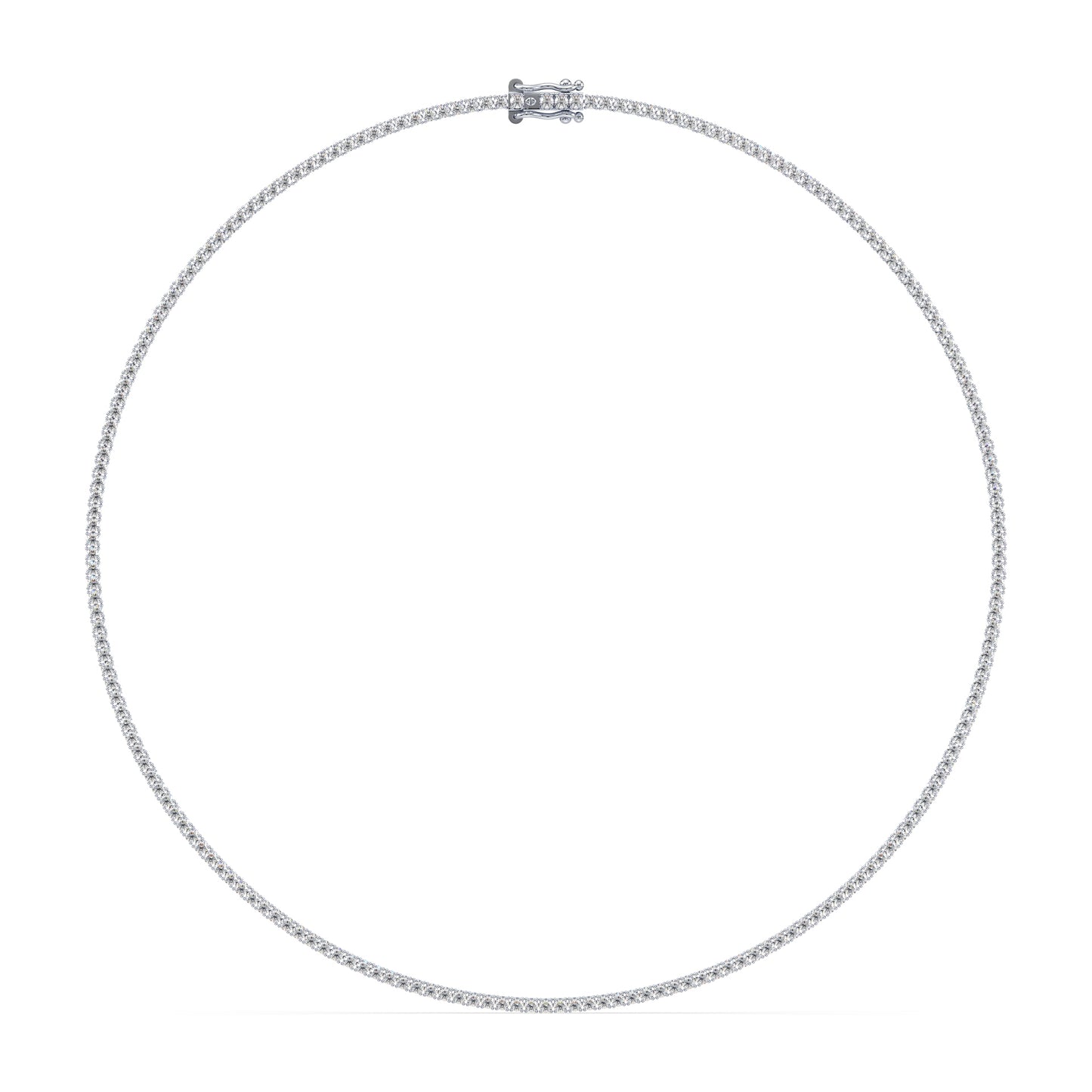 Elegant Diamond Tennis Necklace