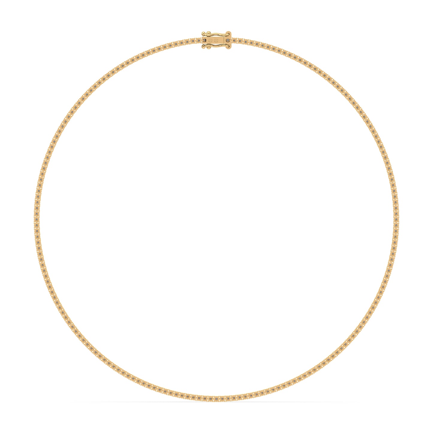 Elegant Diamond Tennis Necklace