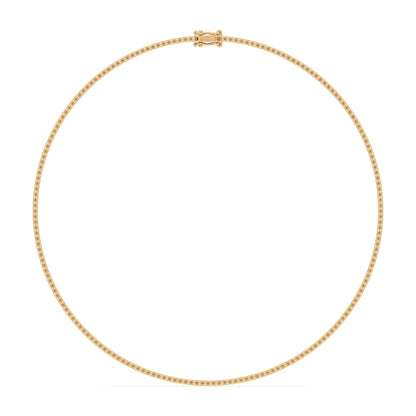 Elegant Diamond Tennis Necklace
