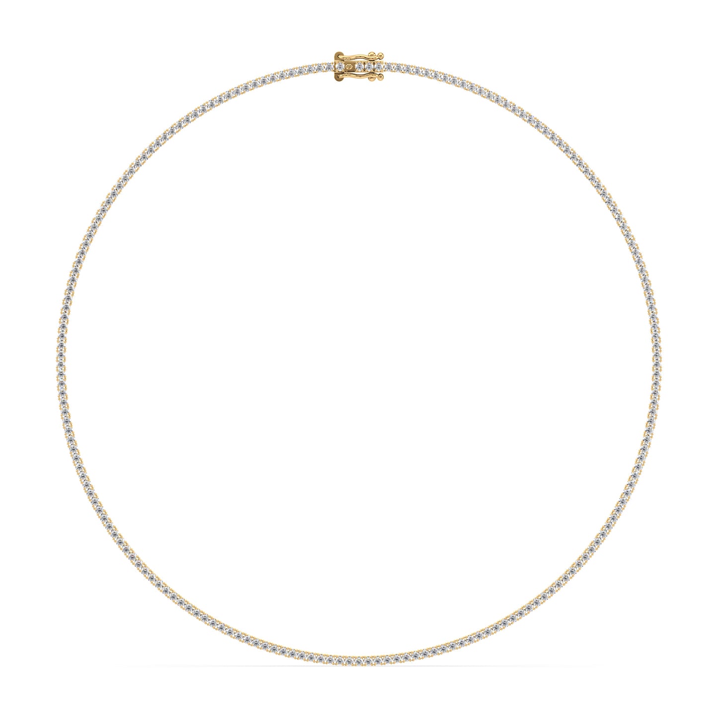 Elegant Diamond Tennis Necklace