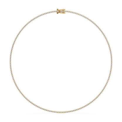 Elegant Diamond Tennis Necklace