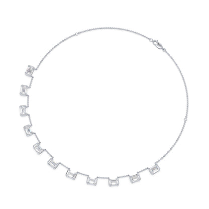 Emerald Baguette Necklace