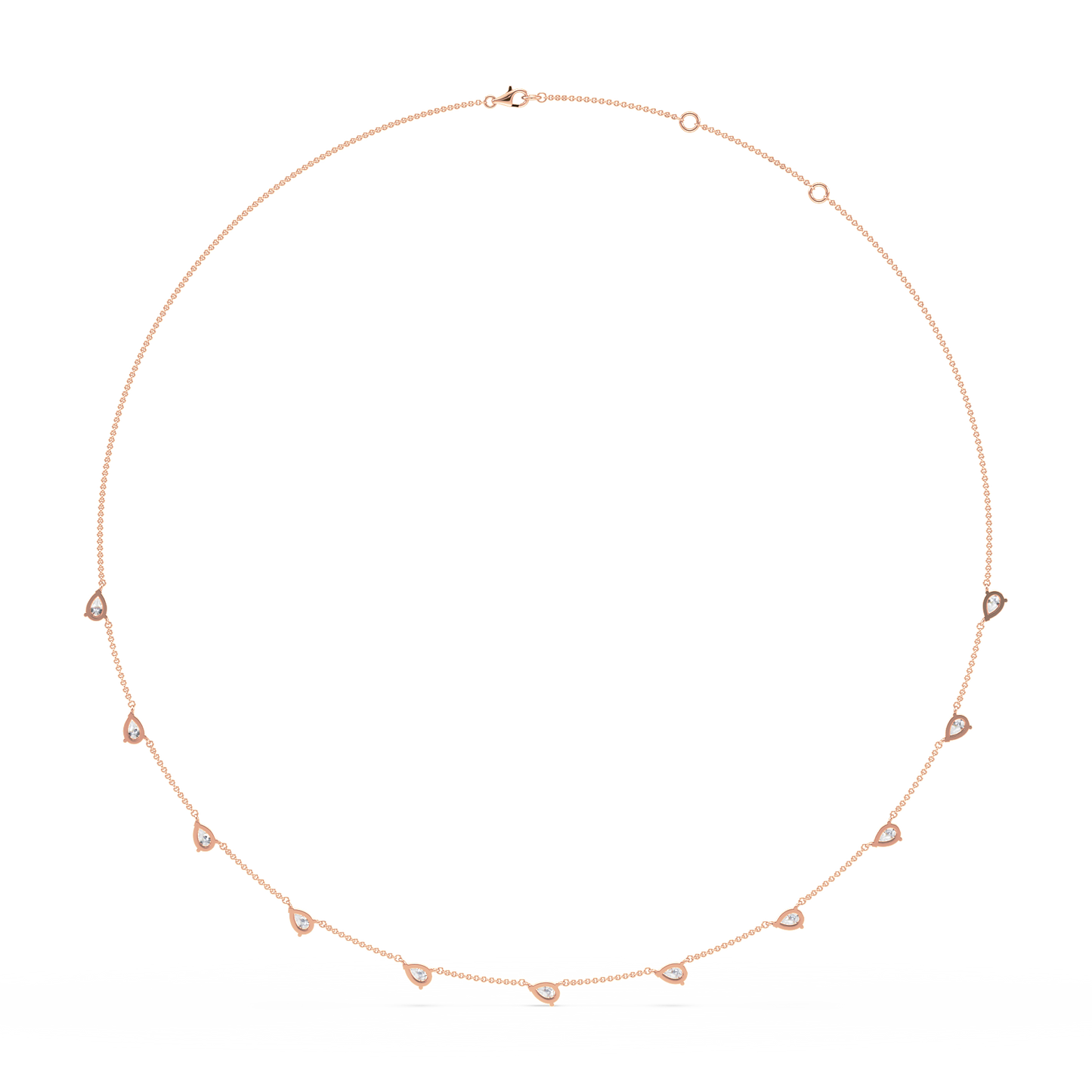 Floating Diamond Necklace