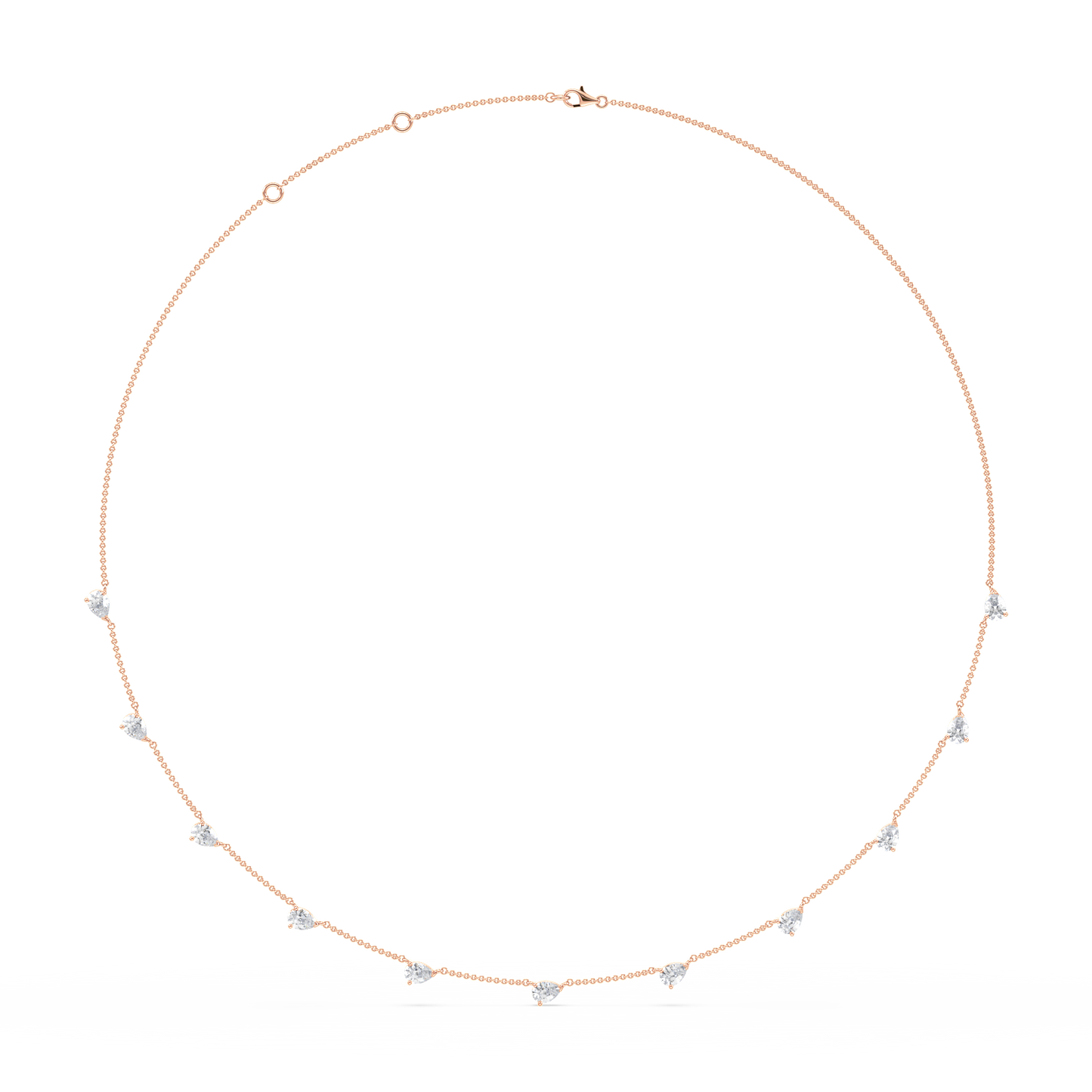 Floating Diamond Necklace