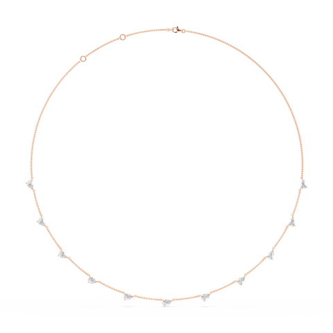Floating Diamond Necklace