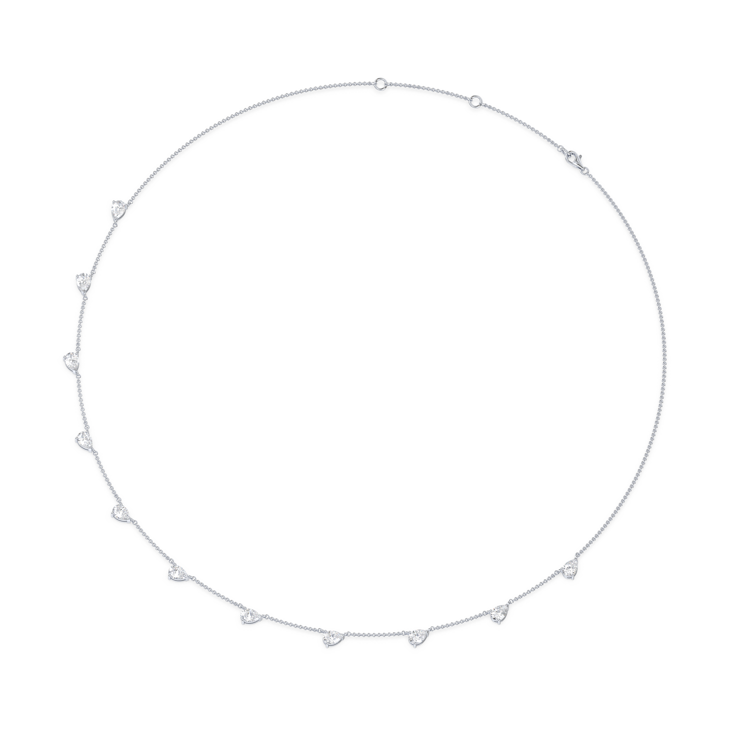 Floating Diamond Necklace