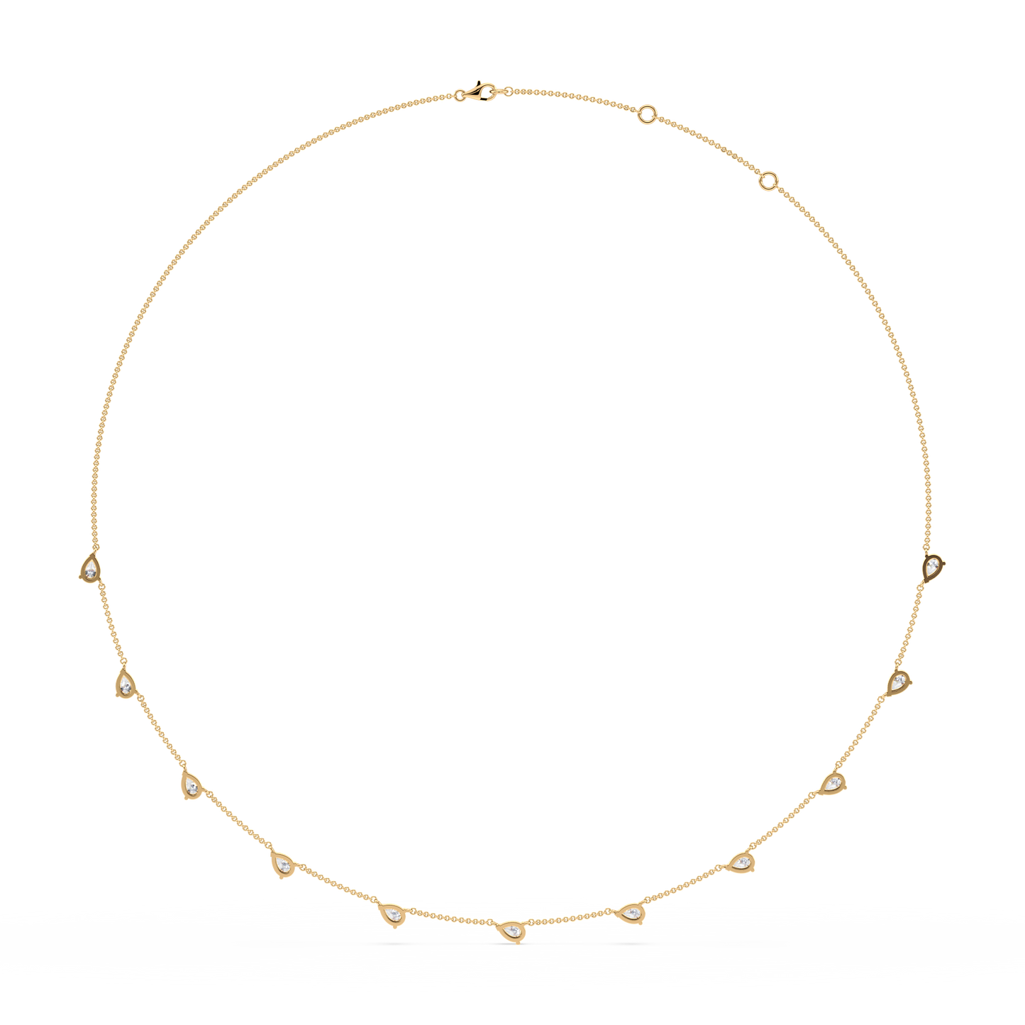 Floating Diamond Necklace