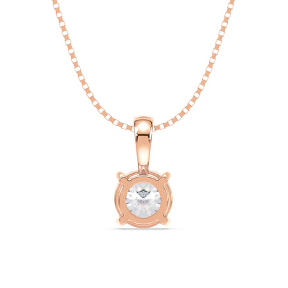 Timeless Solitaire Diamond Pendant