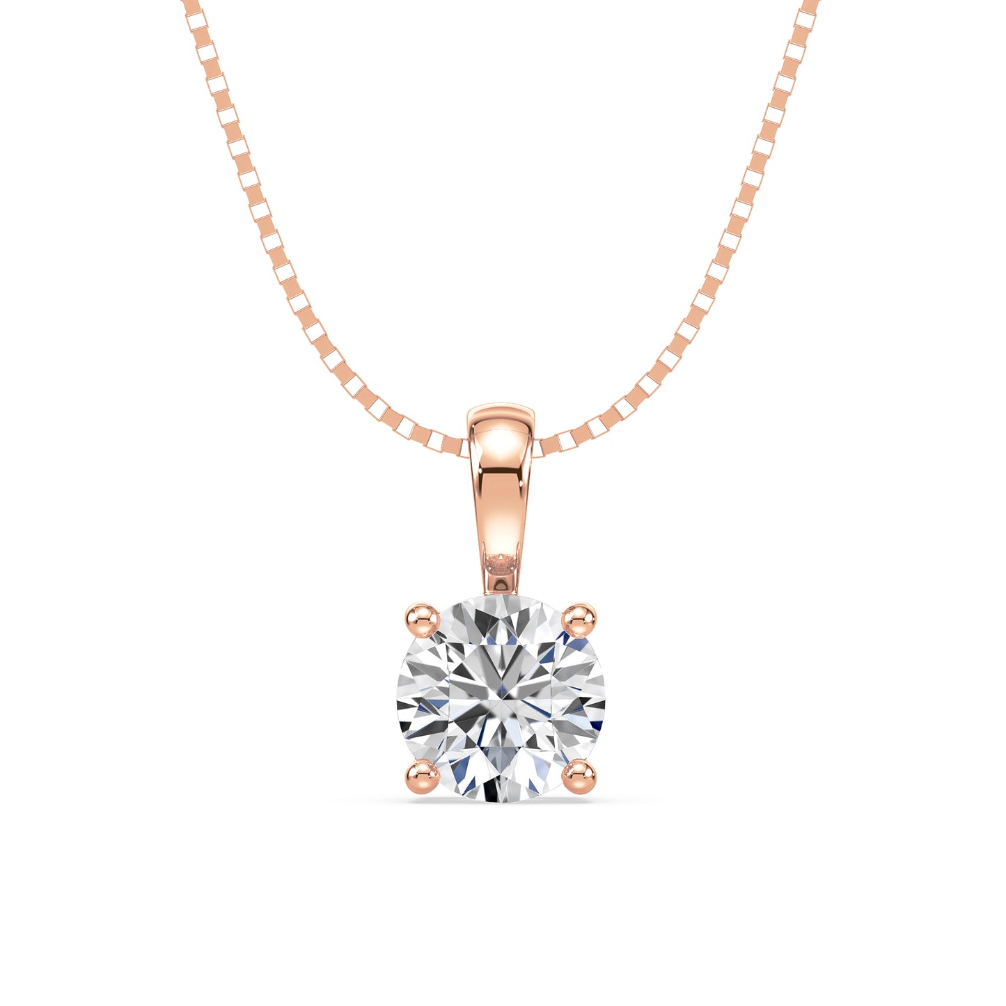 Timeless Solitaire Diamond Pendant