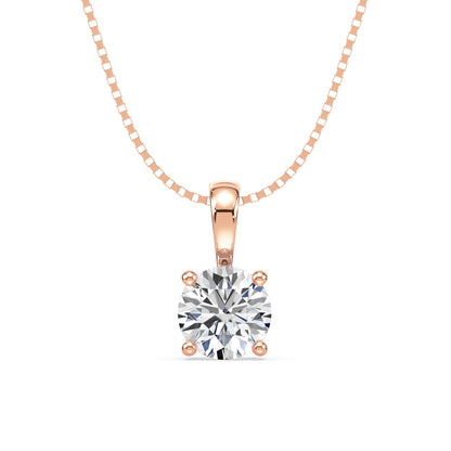 Timeless Solitaire Diamond Pendant