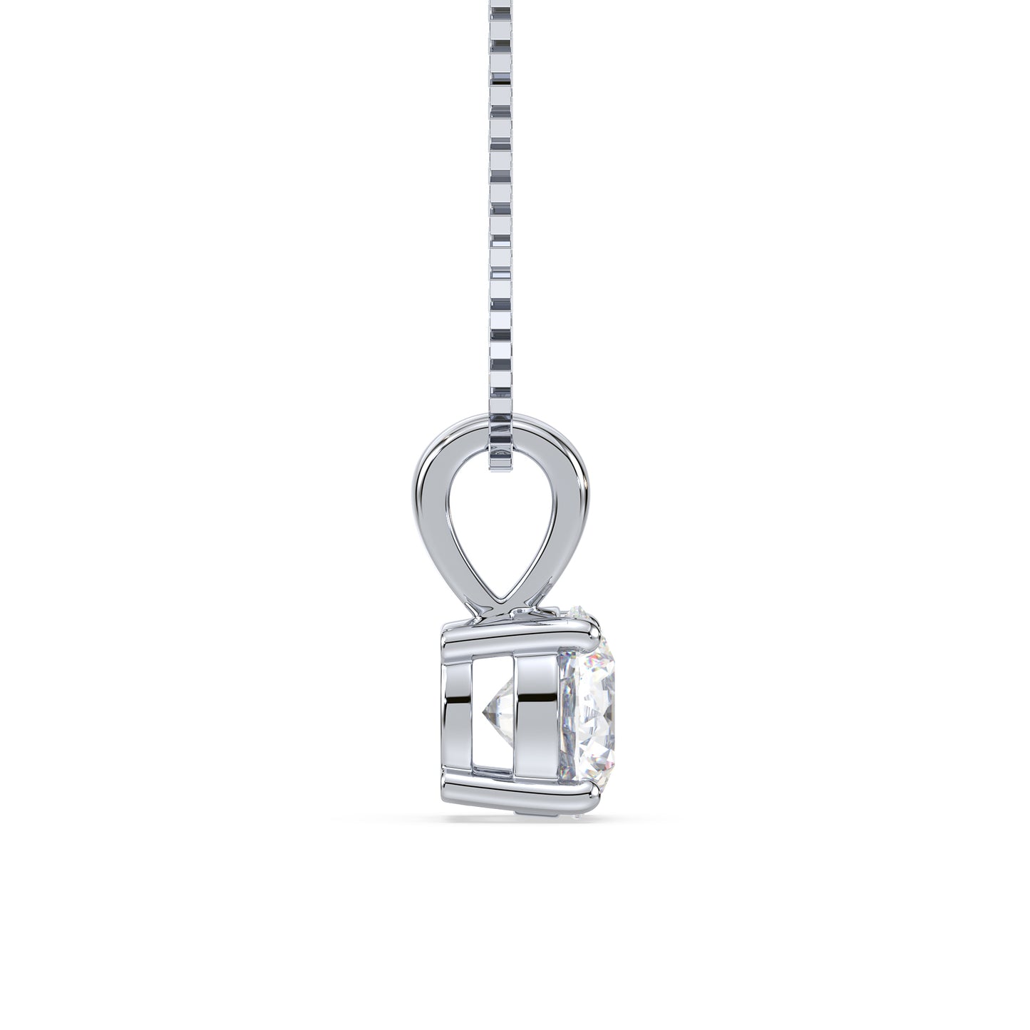 Timeless Solitaire Diamond Pendant