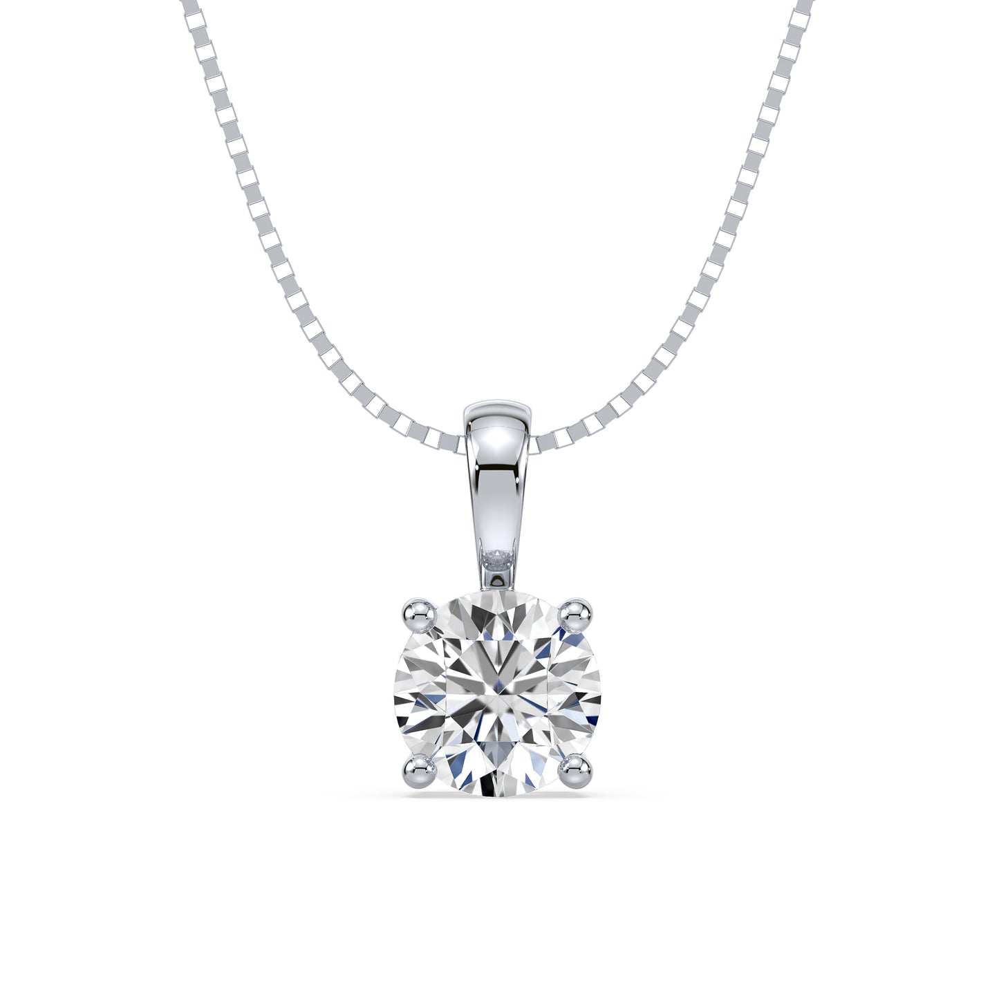 Timeless Solitaire Diamond Pendant