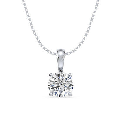 Timeless Solitaire Diamond Pendant