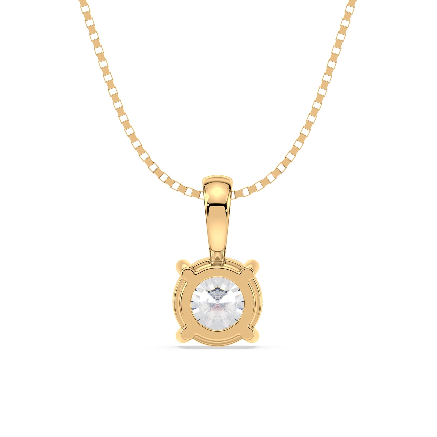 Timeless Solitaire Diamond Pendant