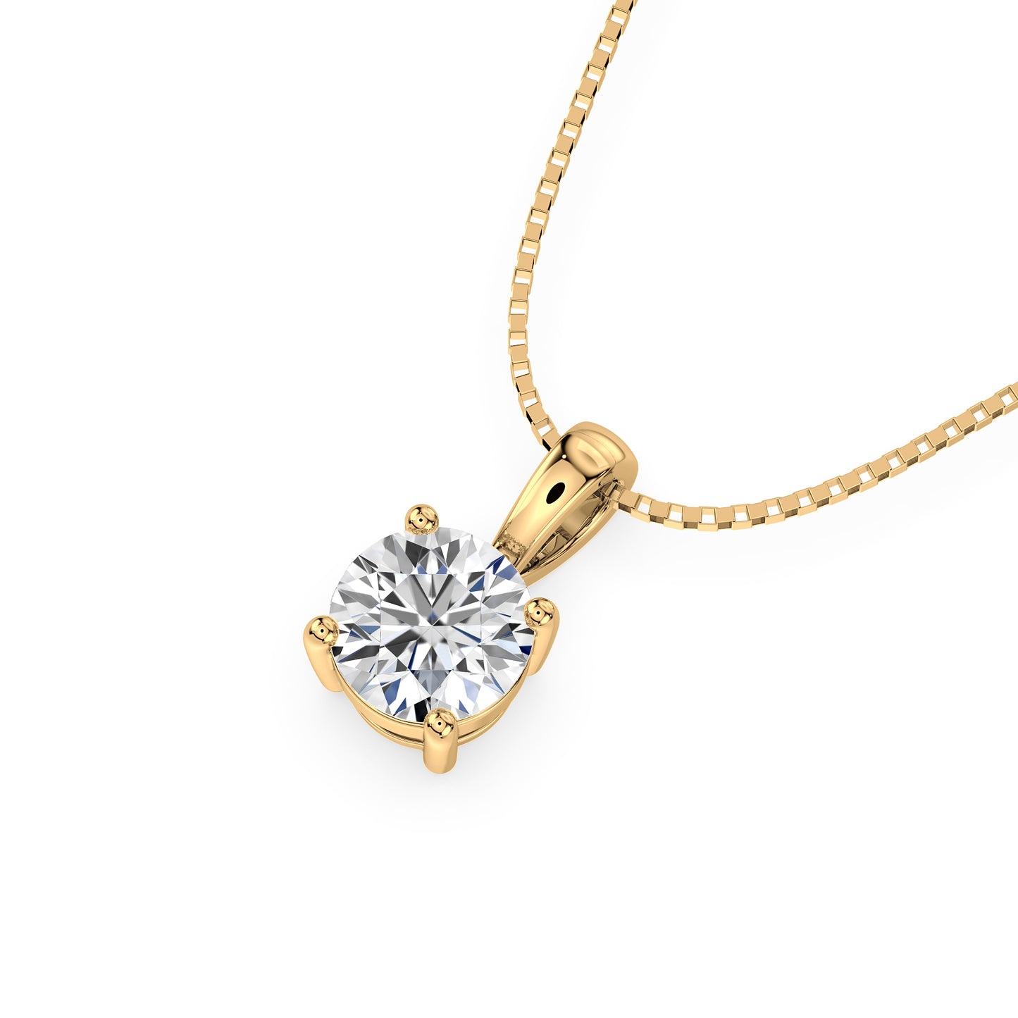 Timeless Solitaire Diamond Pendant