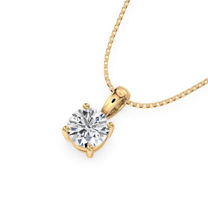 Timeless Solitaire Diamond Pendant