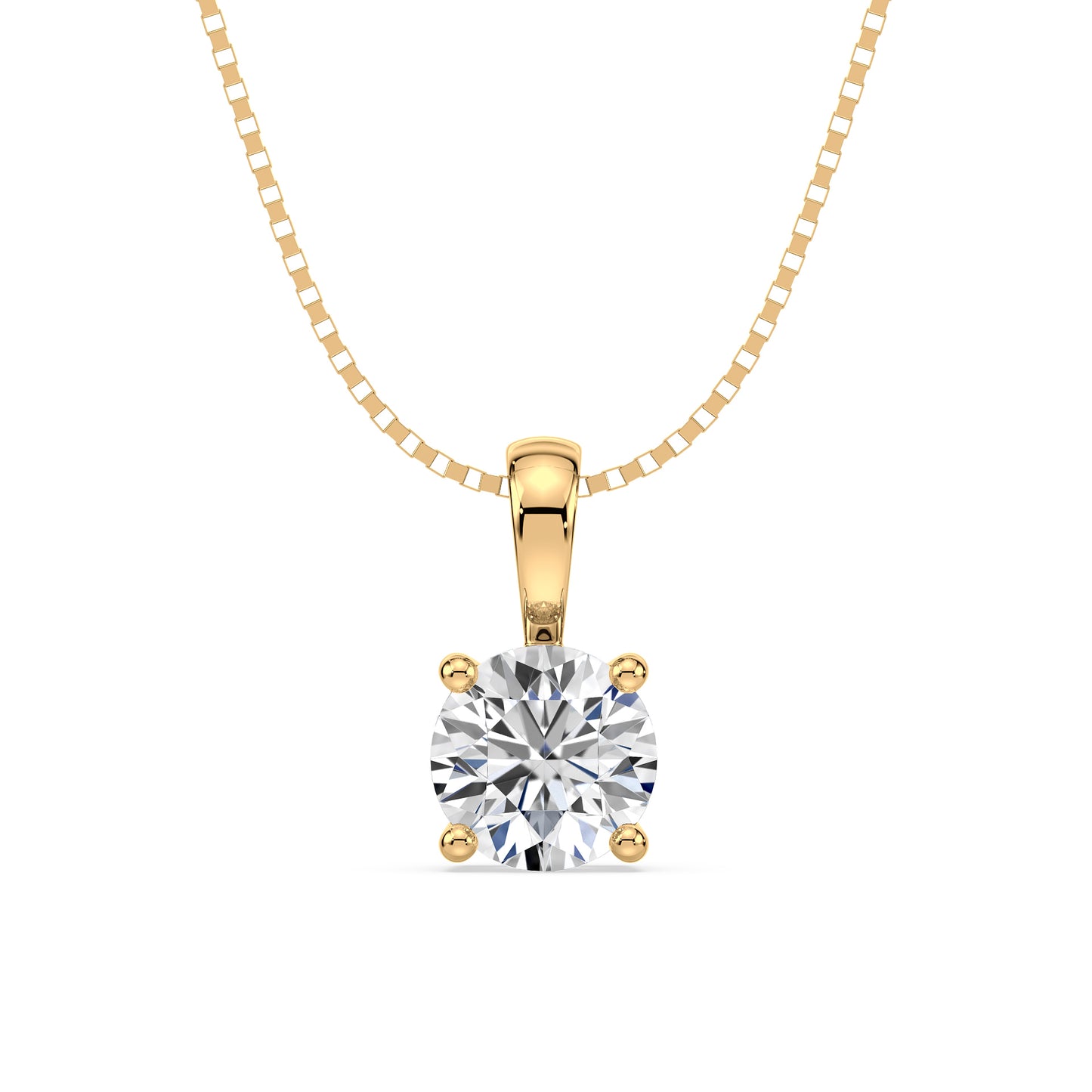 Timeless Solitaire Diamond Pendant