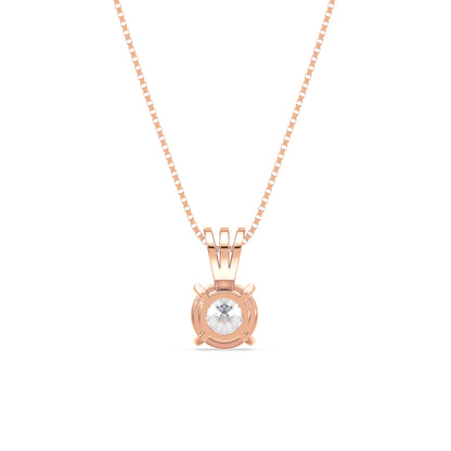 Elegant Solitaire Diamond Pendant