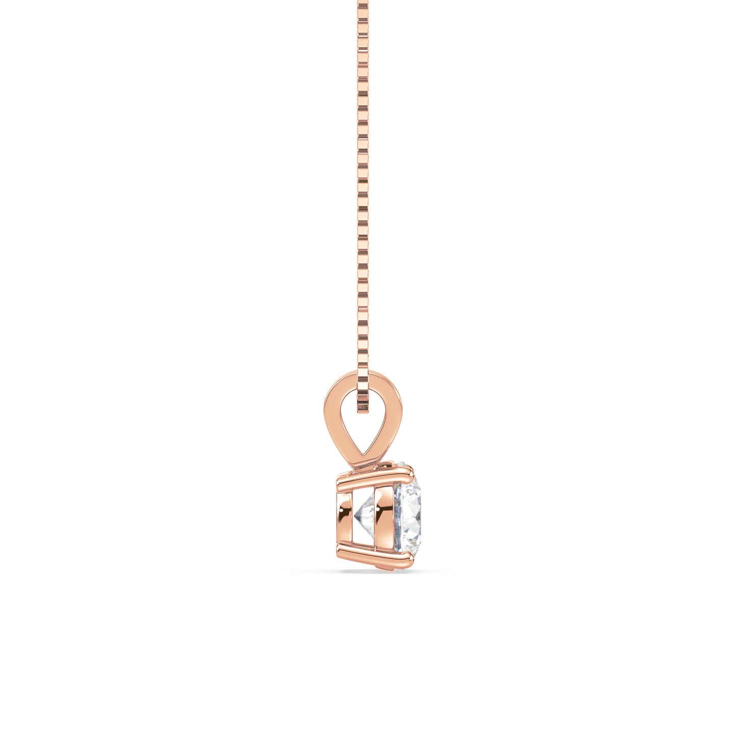 Elegant Solitaire Diamond Pendant