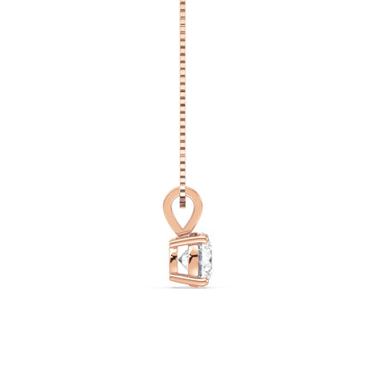 Elegant Solitaire Diamond Pendant