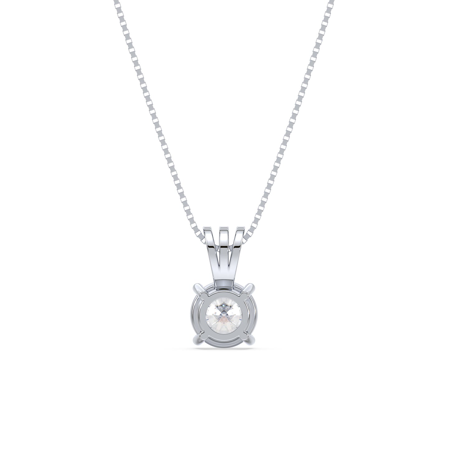 Elegant Solitaire Diamond Pendant