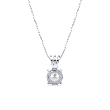 Elegant Solitaire Diamond Pendant