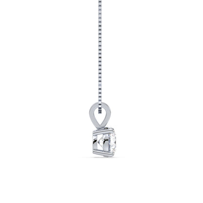 Elegant Solitaire Diamond Pendant