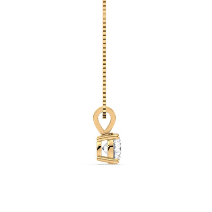 Elegant Solitaire Diamond Pendant