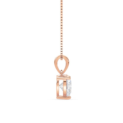 Heart-Shaped Diamond Pendant