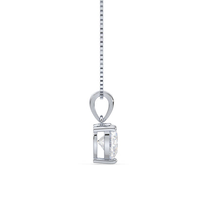 Heart-Shaped Diamond Pendant
