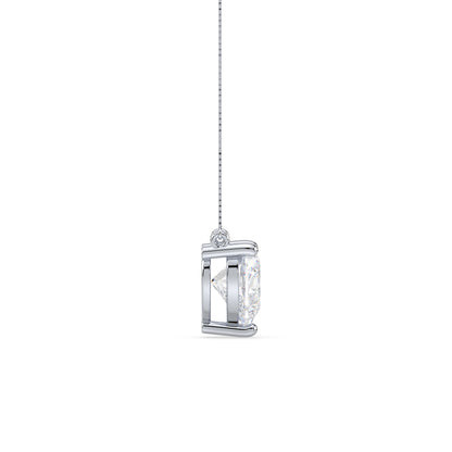 Heart-Cut Diamond Solitaire Pendant
