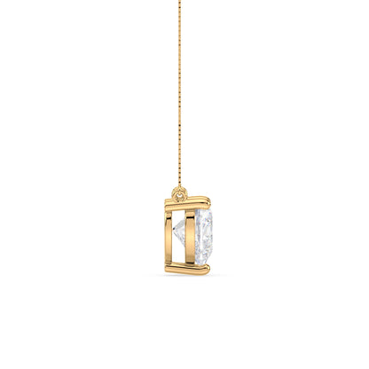 Heart-Cut Diamond Solitaire Pendant