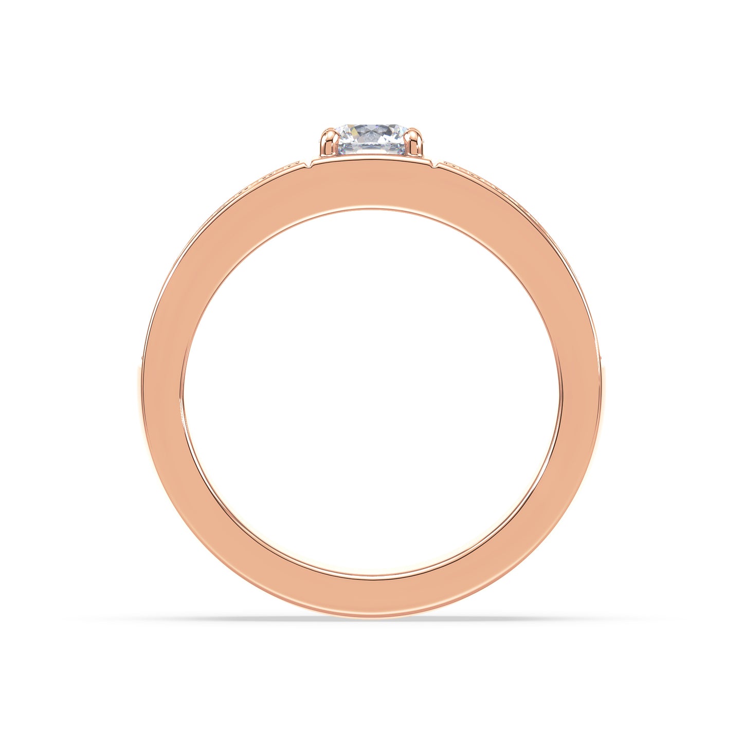 Bold Pave-Set Diamond Band Ring