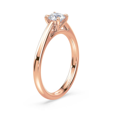 Pure Elegance Solitaire Diamond Ring