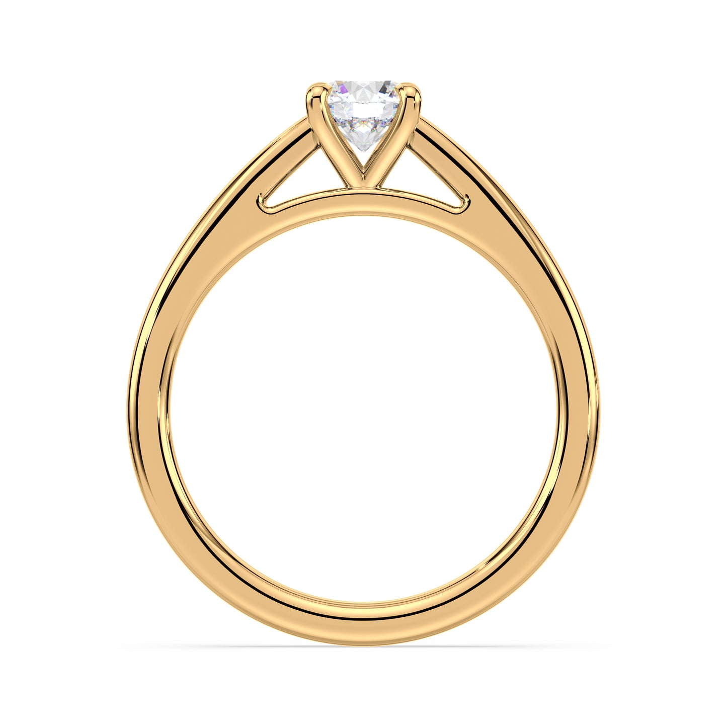 Pure Elegance Solitaire Diamond Ring